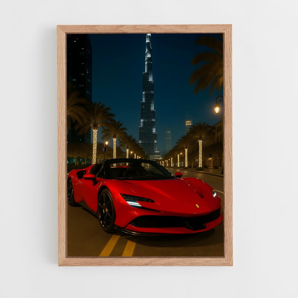 Poster Red Powerhouse – affiche Ferrari (vue 4)